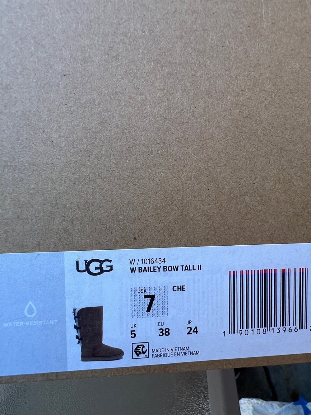 UGG Chestnut Bailey Bow Tall II Boots